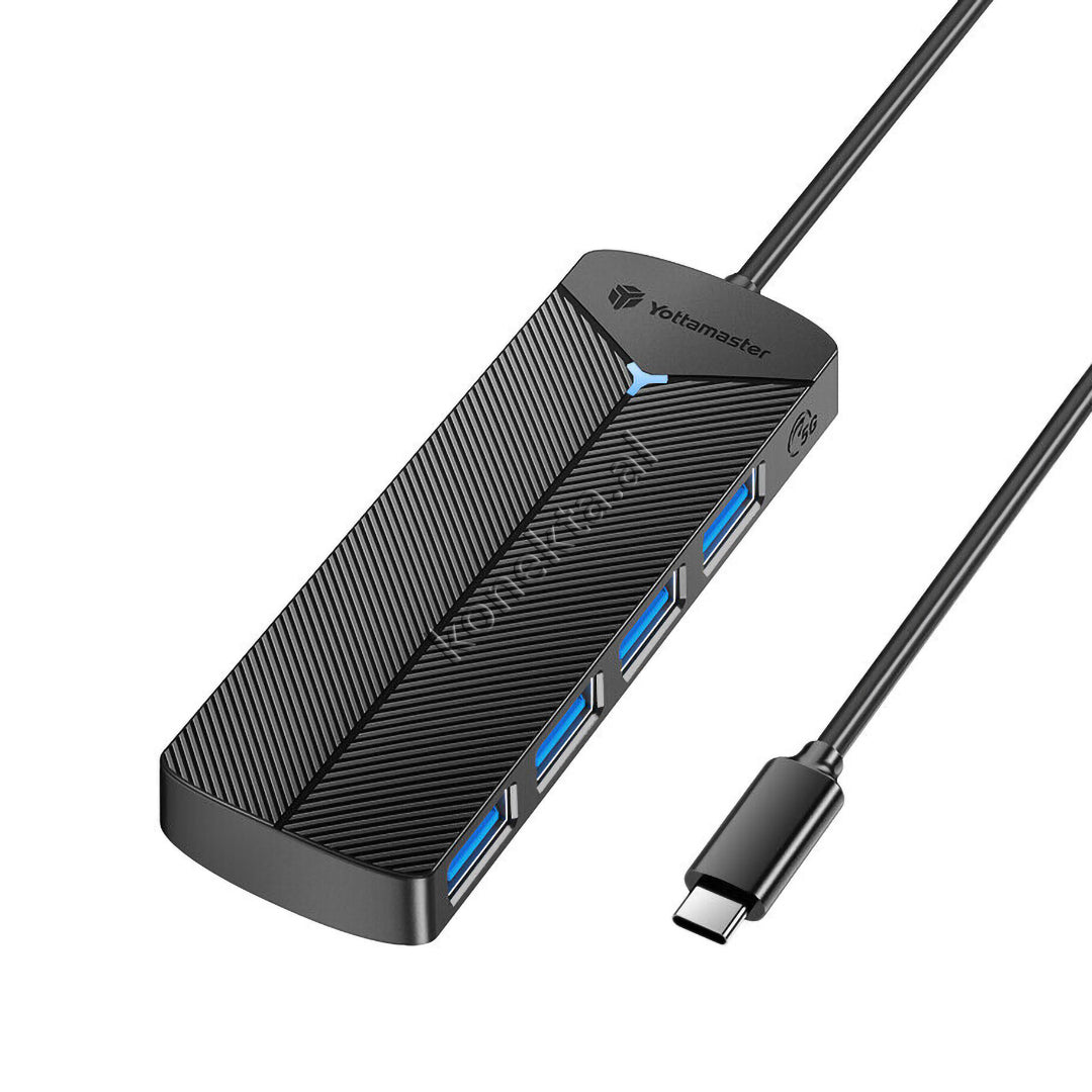 Adaptor HUB Type-C YottaMaster Me Shumë Porta 4 në 1