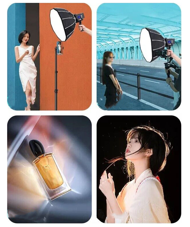 Drite LED ERTURO Me Super Ndriçim Me SoftBox Per Foto Dhe Video Profesionale