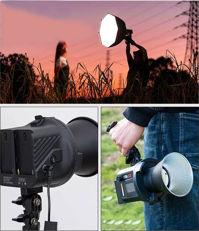 Drite LED ERTURO Me Super Ndriçim Me SoftBox Per Foto Dhe Video Profesionale