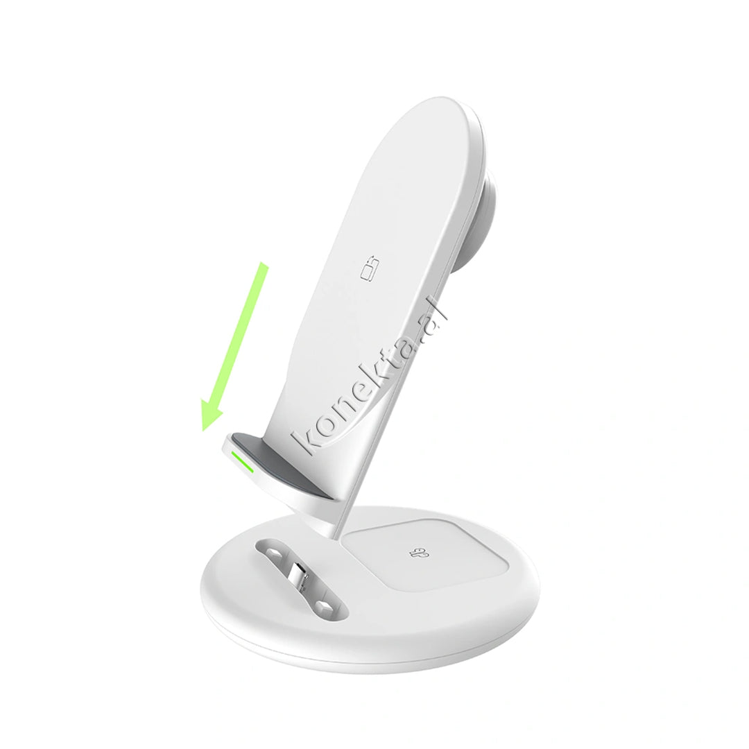 Karikues Inteligjent Wireless Wiwu 15W Me 3 Vende Karikimi