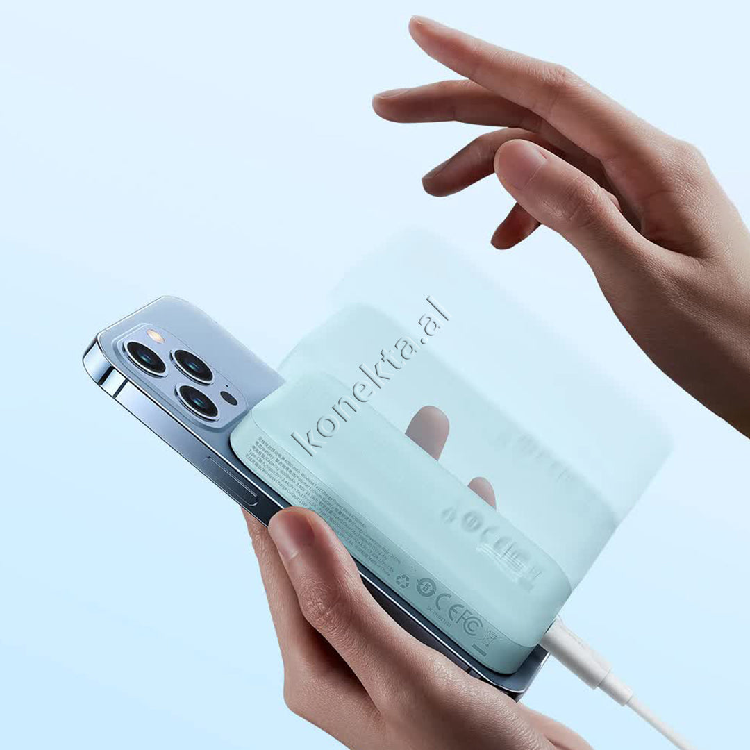 Bateri E Jashtme Baseus 6000mAh 20W Me Karikim Wireless MagSafe