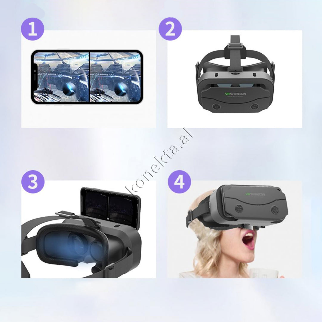 Syze Mbajtese Celulari VR Shinecon Per Telefona
