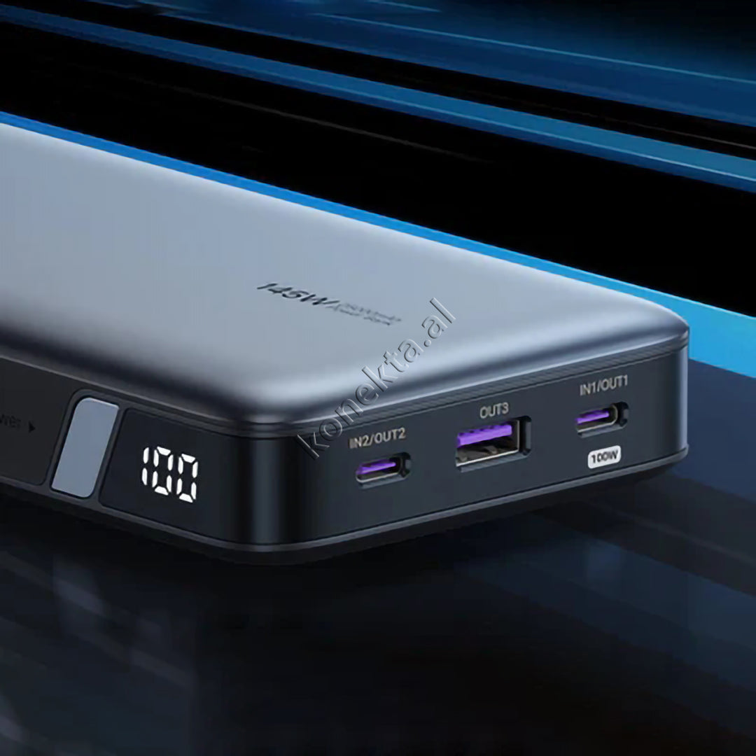 Bateri E Jashtme UGreen 25000mAh Me 3 Porta Dhe Karikim Te Shpejte 145W