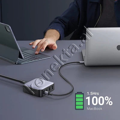 Adaptor Karikimi Fast Charger 65W 4 Ne 1 UGreen