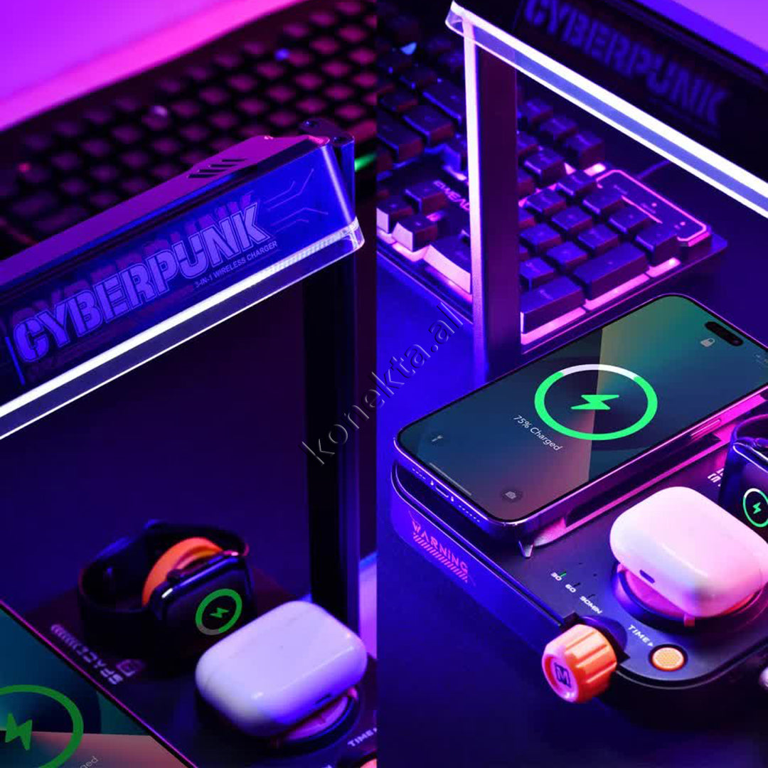 Karikues Inteligjent Wireless 3 Ne 1 Cyberpunk
