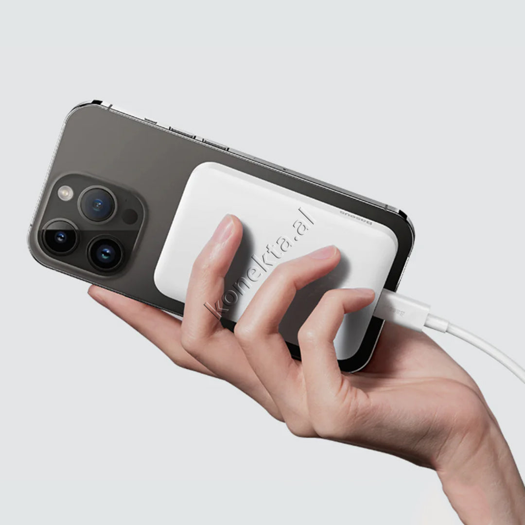 Bateri E Jashtme Baseus 6000mAh 20W Me Karikim Wireless MagSafe