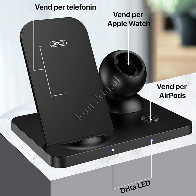 Karikues Inteligjent Wireless 3 Ne 1 Xo Wireless Charger