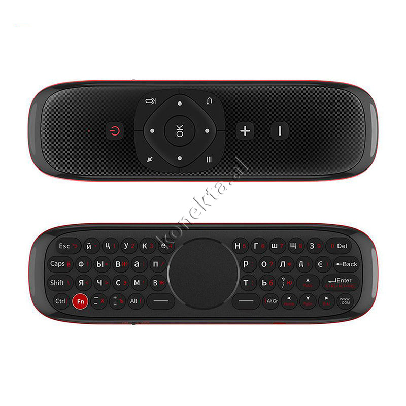 Telekomande Smart Multifunksionale Wireless W3 Air Mouse Me Tastiere Dhe Maus Per Smart Tv, Android Box, Pc Etj