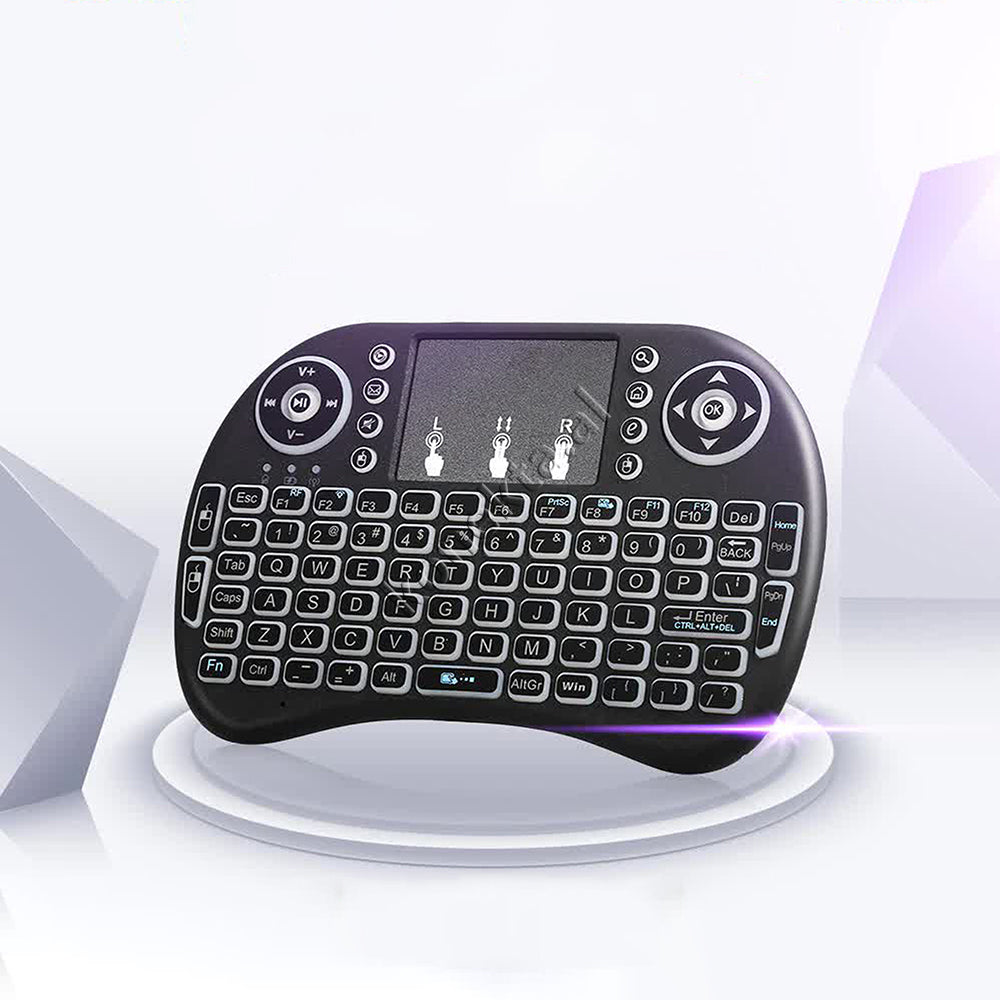 Telekomande Smart Multifunksionale Wireless I8 Me Tastiere Dhe Maus Per Smart Tv, Android Box, Pc Etj