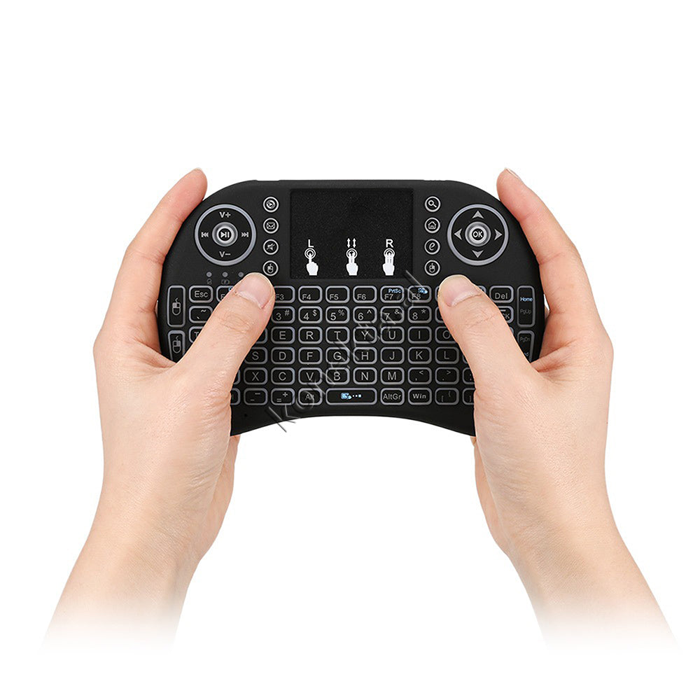 Telekomande Smart Multifunksionale Wireless I8 Me Tastiere Dhe Maus Per Smart Tv, Android Box, Pc Etj