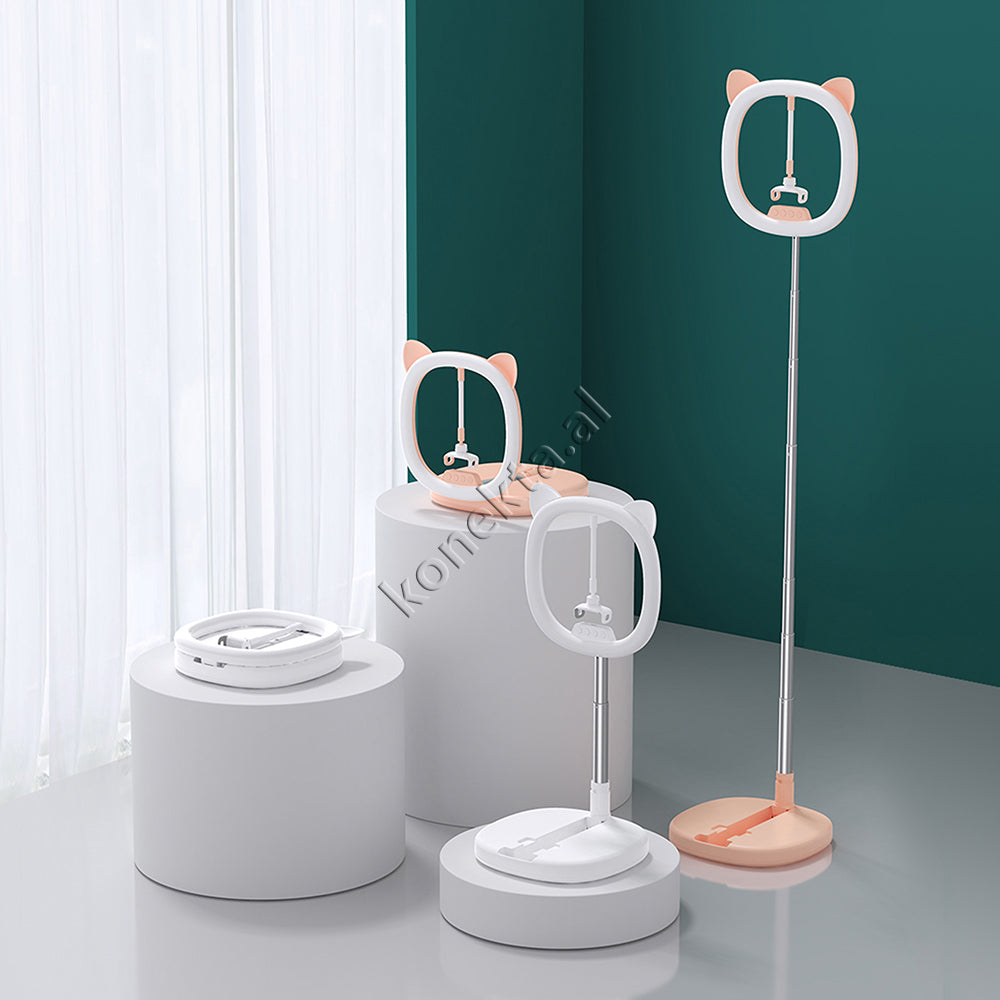 Trekembesh (Tripod) Remax Me Drite Rrethore LED Per Ndricim Perfekt