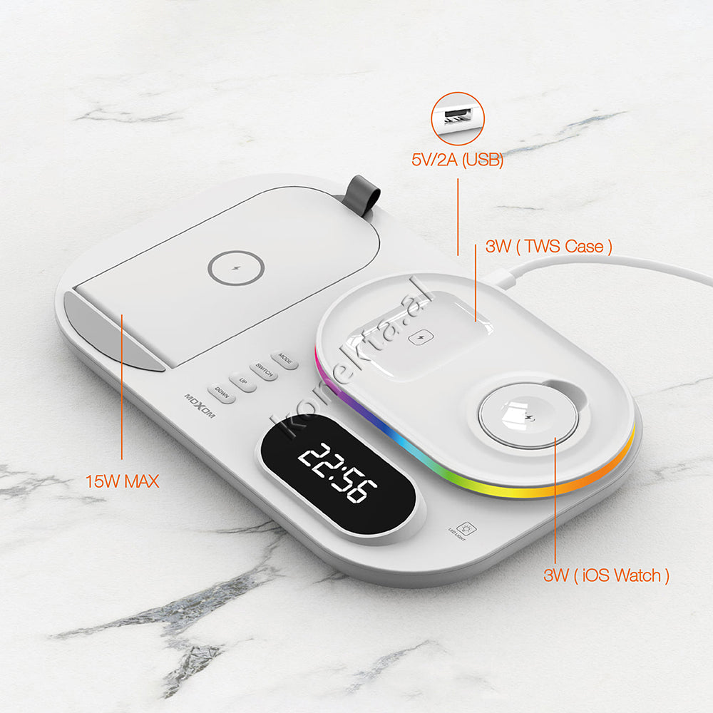 Karikues Inteligjent Wireless 4 Ne 1 Moxom Wireless Charger