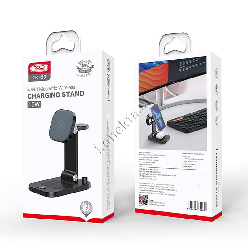Karikues Inteligjent Wireless 4 Ne 1 XO MagSafe Wireless Charging Stand