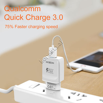Karikues Moxom Fast Charging Per Samsung  Me Njohje Inteligjente 1m Type C Dhe Micro