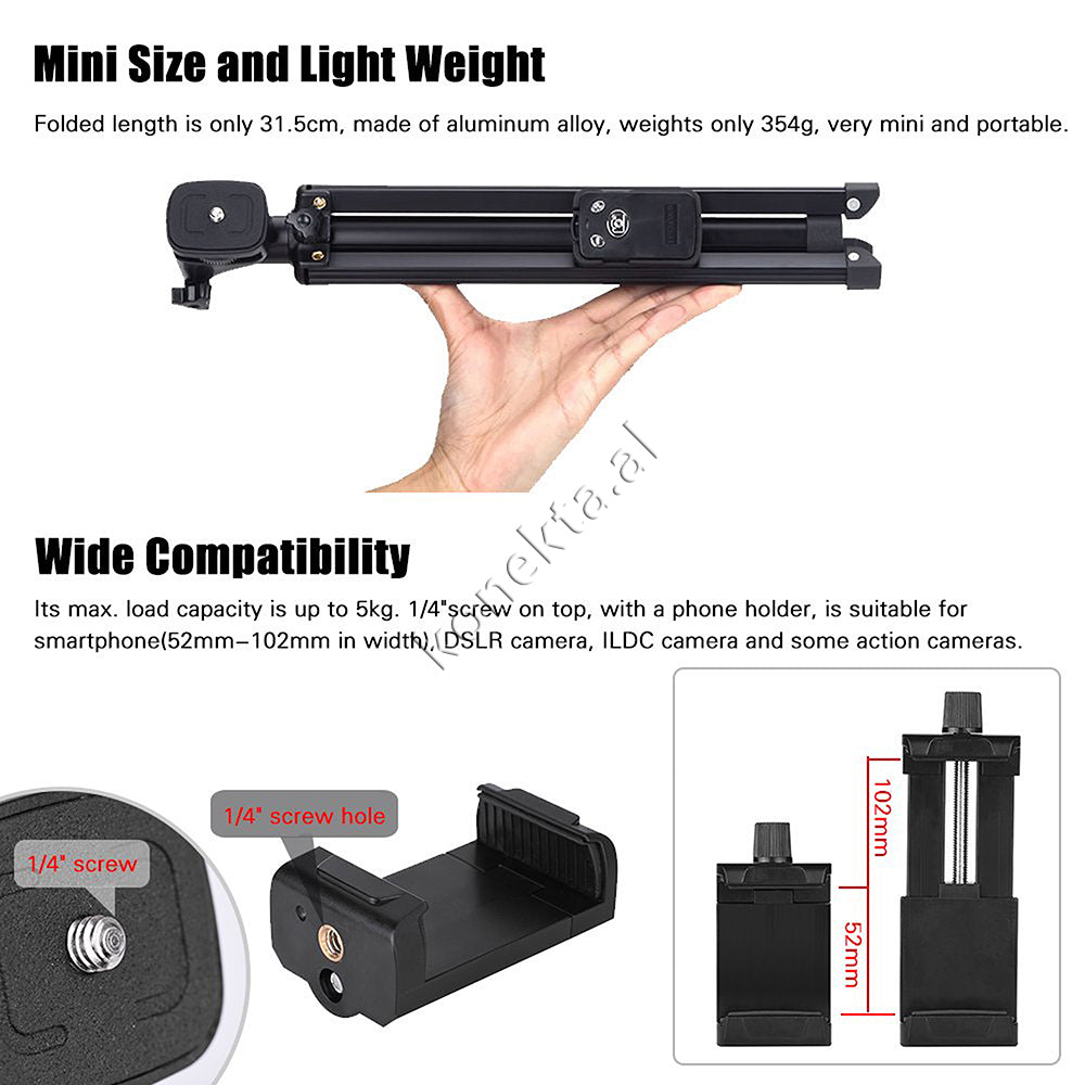 Trekembesh (Tripod ) Per Selfie Ose Selfie Stick Yunteng VCT-1688