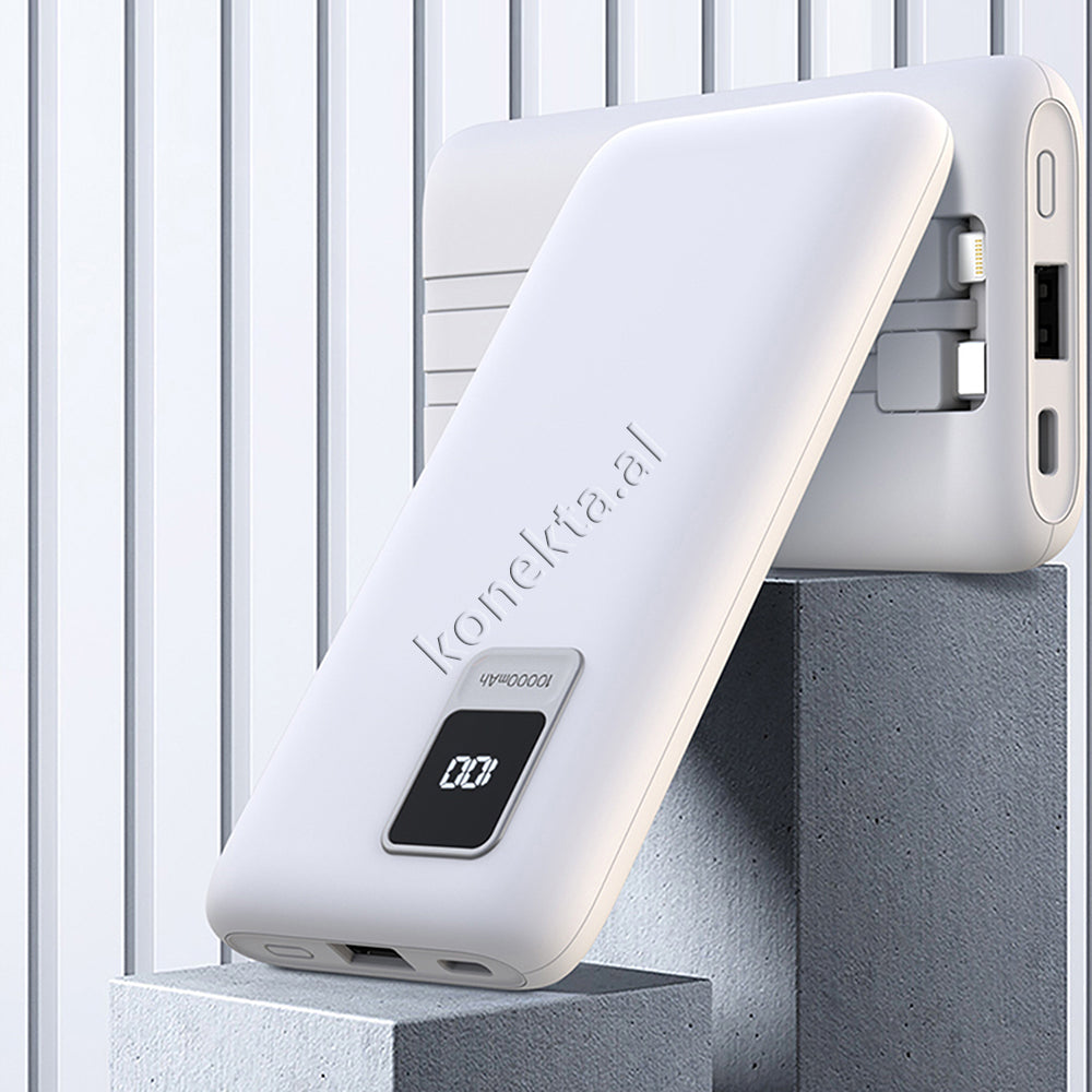 Stacion Karikimi Me 2 Bateri Te Jashtme 10000mah Me 2 Porta