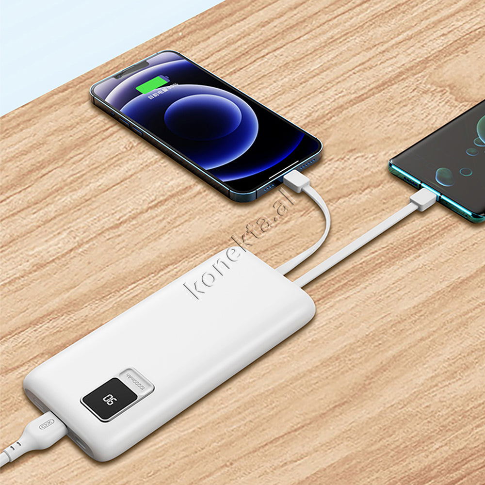 Stacion Karikimi Me 2 Bateri Te Jashtme 10000mah Me 2 Porta