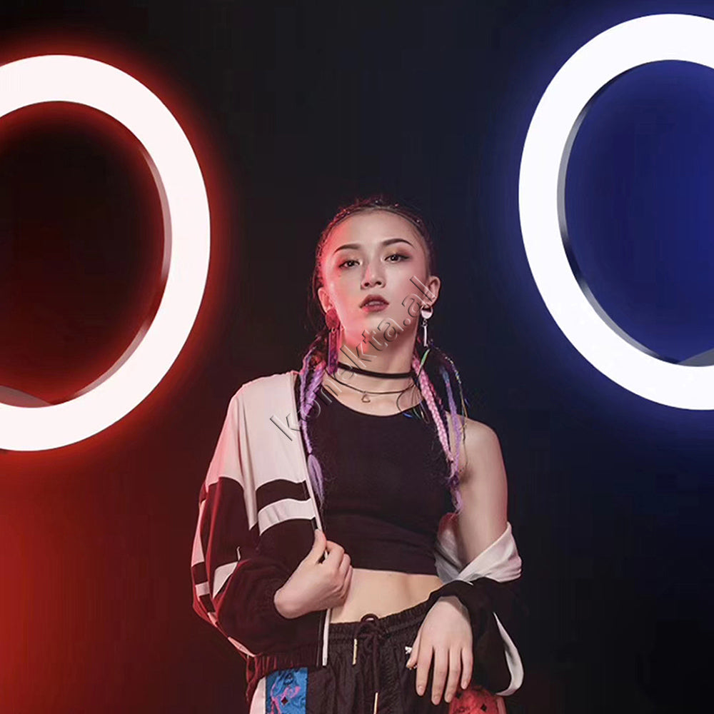 Trekembesh (Tripod) Me Drite Rrethore LED RGB Me Ndricim Perfekt