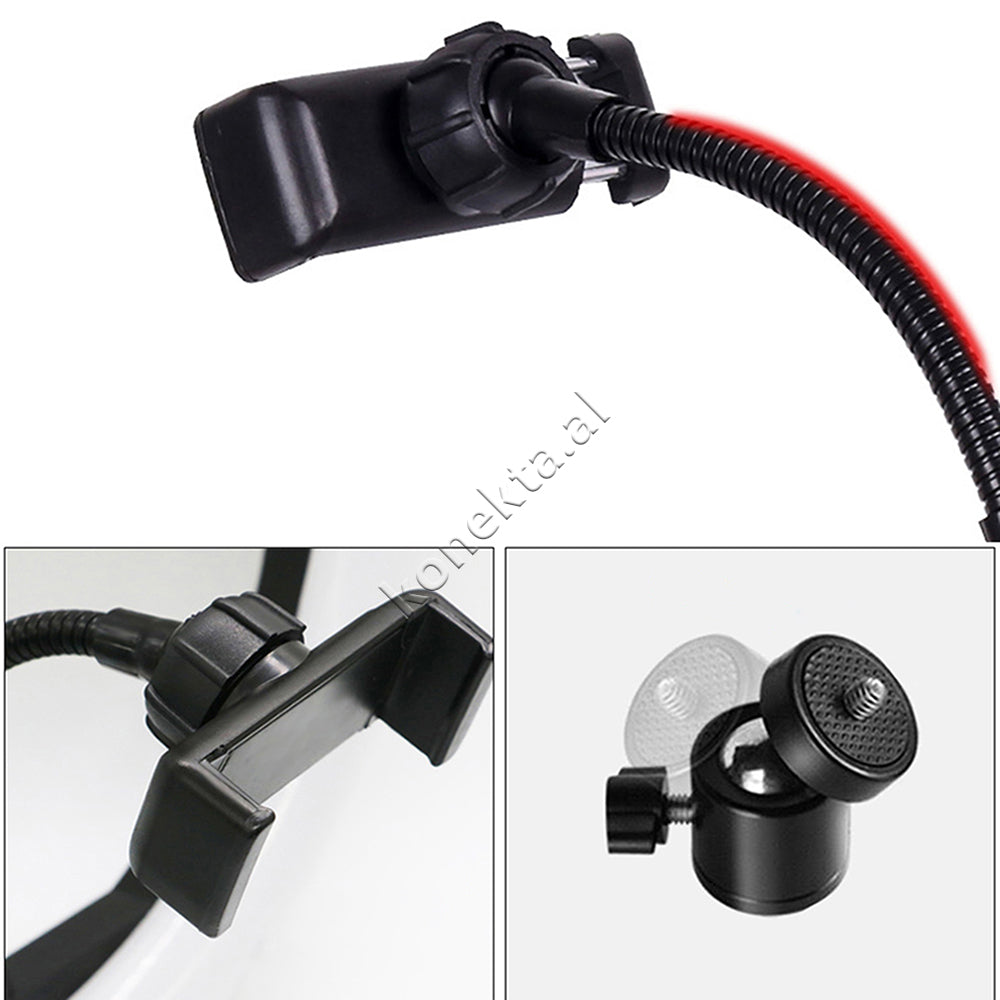 Trekembesh (Tripod) Me Drite Rrethore LED RGB Me Ndricim Perfekt