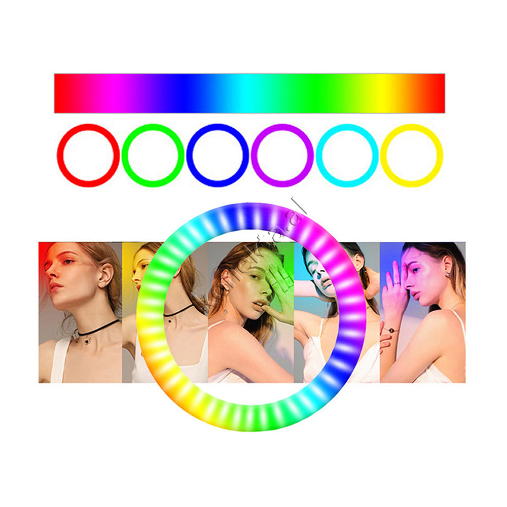 Trekembesh (Tripod) Me Drite Rrethore LED RGB Me Ndricim Perfekt