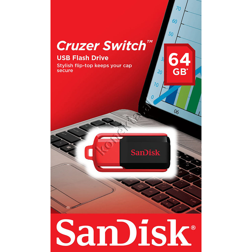 Usb Flash Drive Sandisk Cruzer Switch 2 / 4 / 8 / 16 / 32gb