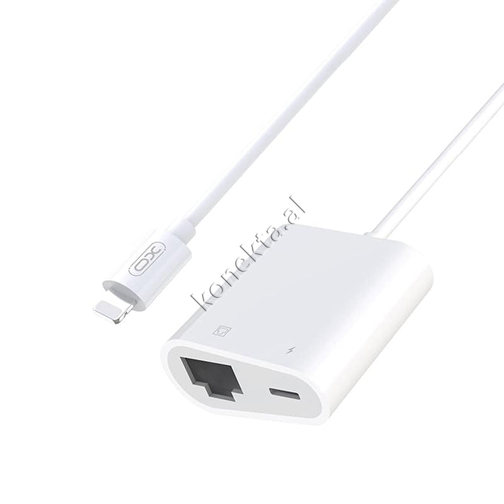 Adaptor Me Porte Interneti LAN (RJ45) Me Kabell Lightning