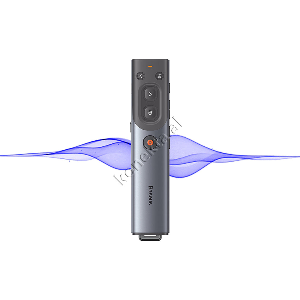 Prezantues Powerpoint PPT Wireless Orange Dot Me Lazer Te Kuq