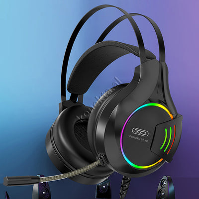 Kufje Headphones Gaming XO Me Llambe RGB Dhe Fishe Aux 3.5mm