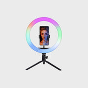 Trekembesh (Tripod) Me Drite Rrethore LED RGB Me Ndricim Perfekt