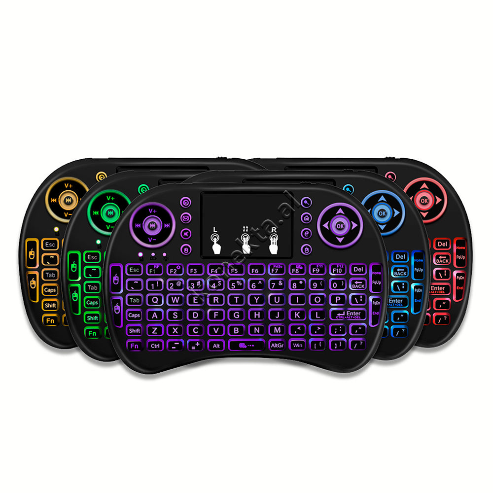 Telekomande Smart Multifunksionale Wireless I8 Me Tastiere Dhe Maus Per Smart Tv, Android Box, Pc Etj