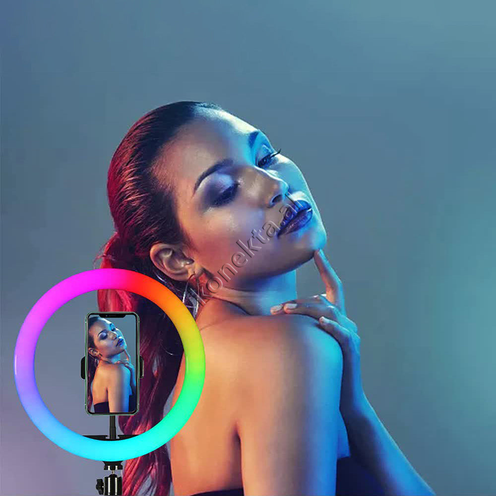 Trekembesh (Tripod) Me Drite Rrethore LED RGB Me Ndricim Perfekt