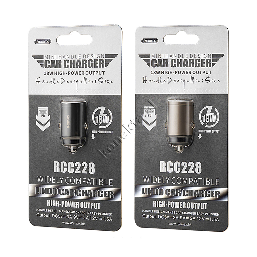 Adaptor Karikimi 18w Fast Charge Me Porte Usb / Type-c Per Makine Remax