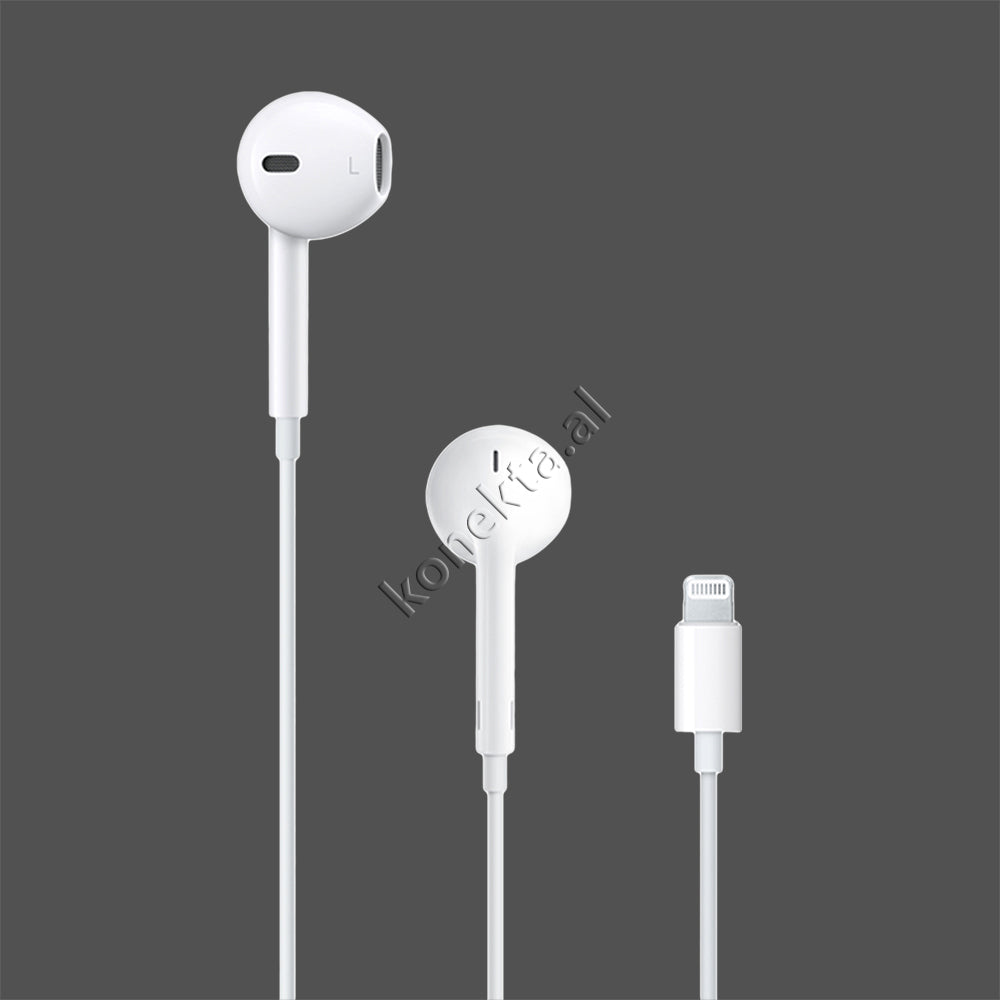 Kufje Origjinale Apple Earpods Me Kabell Me Fishe Audio Lightning