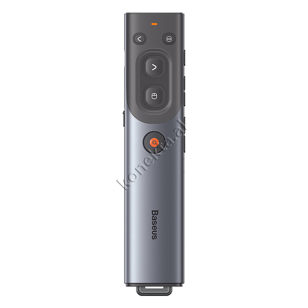 Prezantues Powerpoint PPT Wireless Orange Dot Me Lazer Te Kuq