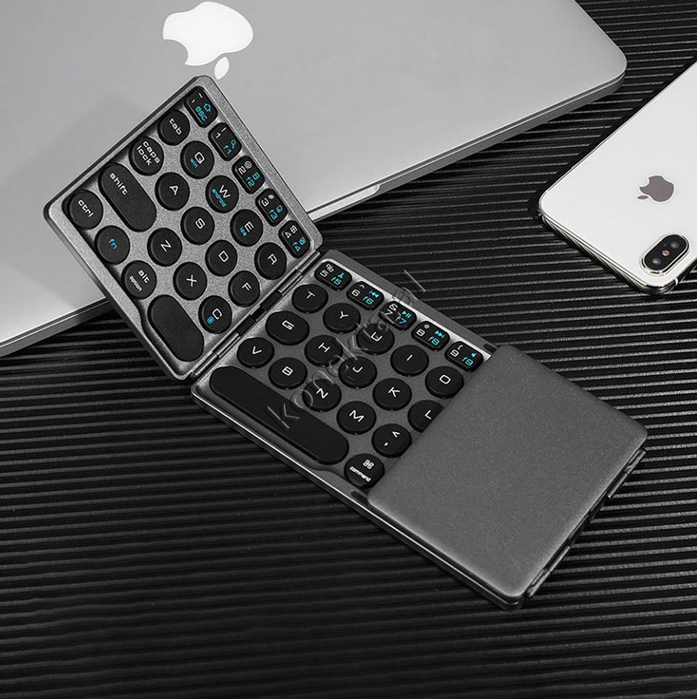 Tastiere Wireless E Palosshme Me Bluetooth Dhe Touchpad Per Kompjuter Ose Laptop