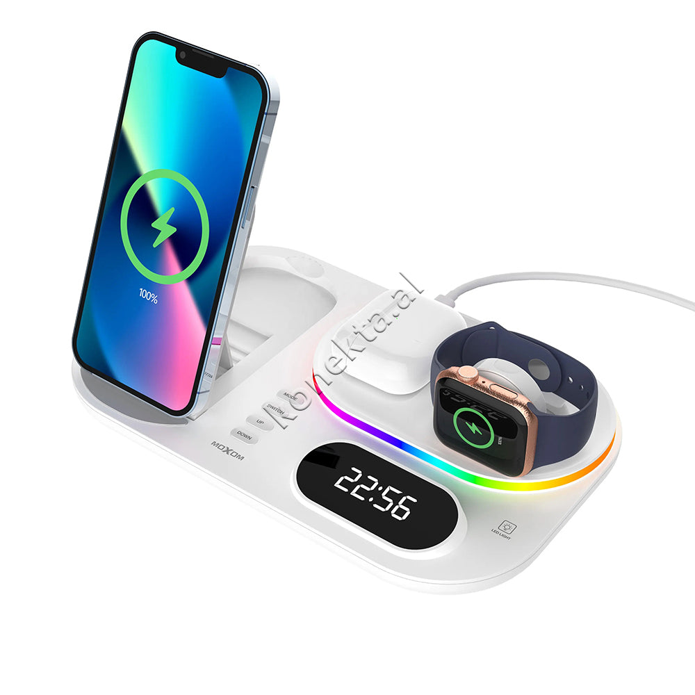 Karikues Inteligjent Wireless 4 Ne 1 Moxom Wireless Charger
