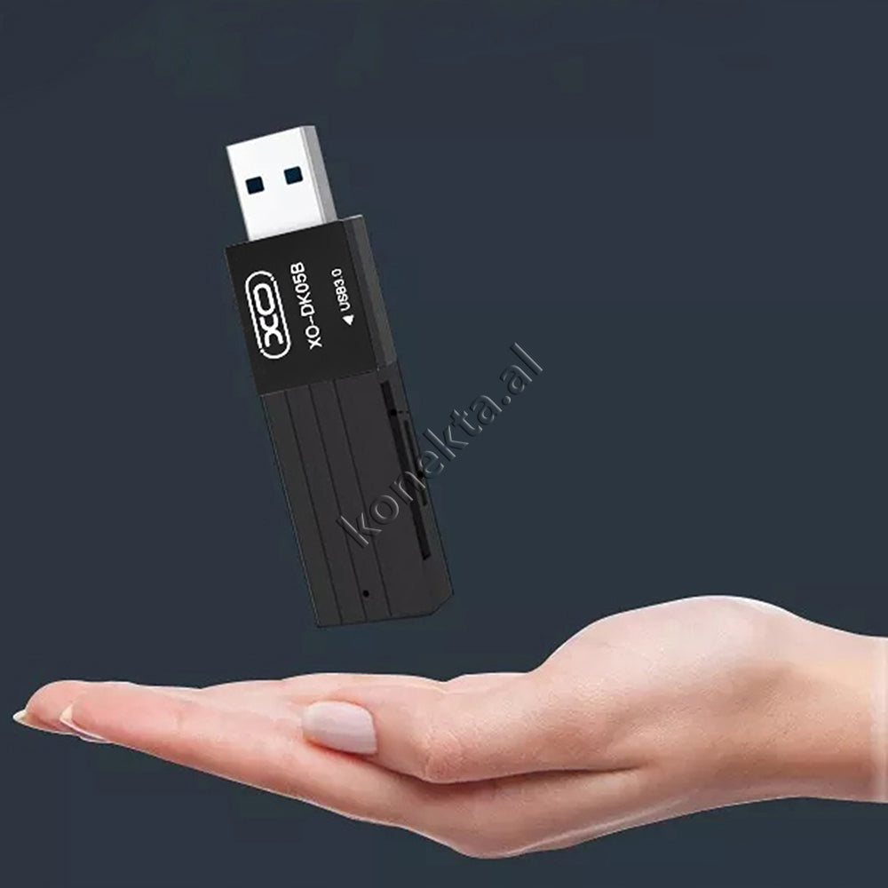 Adaptor USB 2.0 & 3.0 XO Per Karte SD Dhe MicroSD