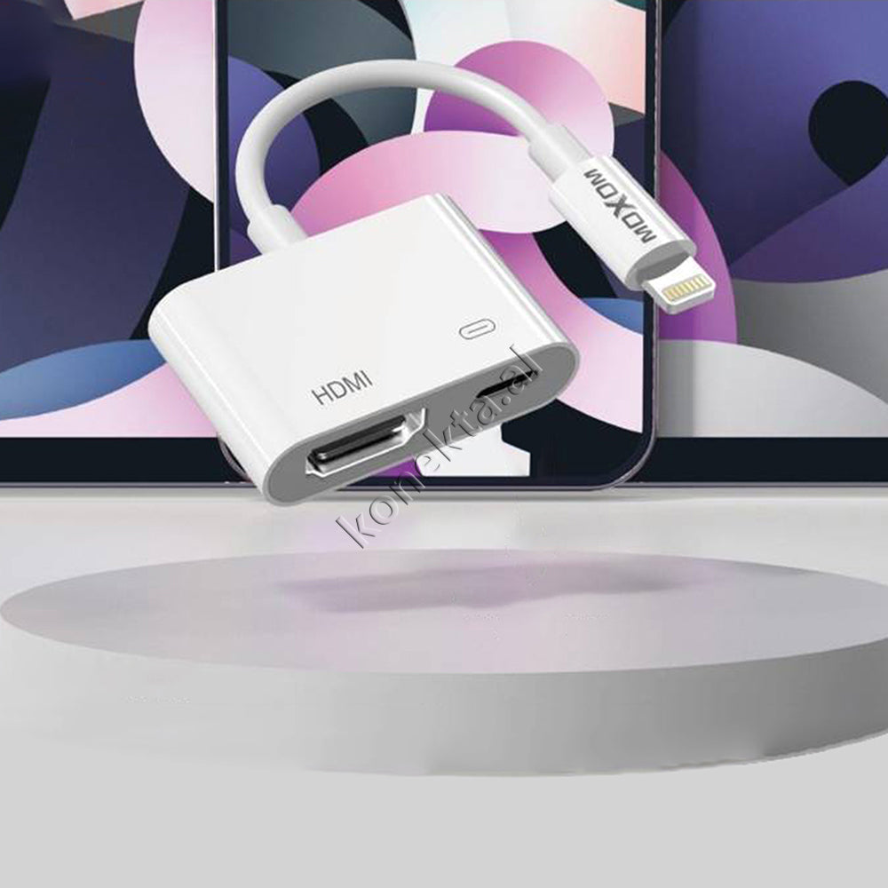 Adaptor OTG Moxom Nga Lightning Ne HDMI + Lightning
