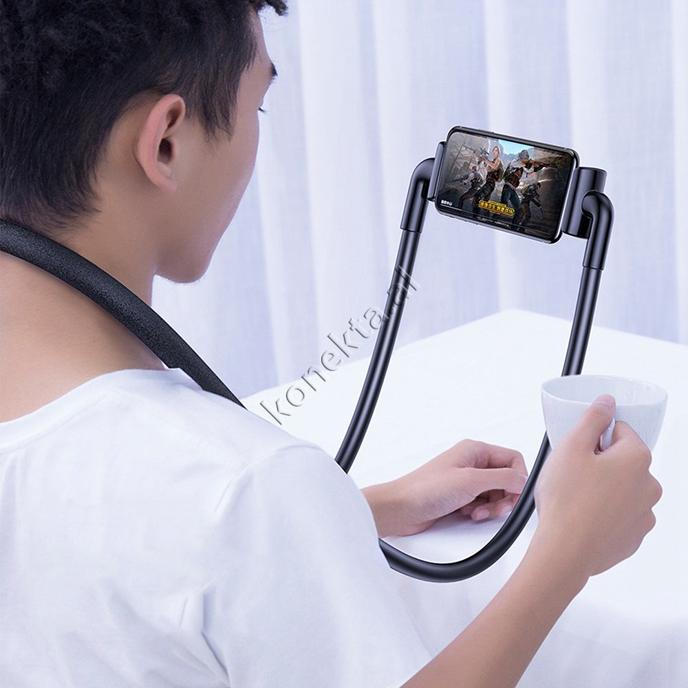 Mbajtese Telefoni Dhe Tableti E Lakueshme Universale Baseus Neck-Mounted