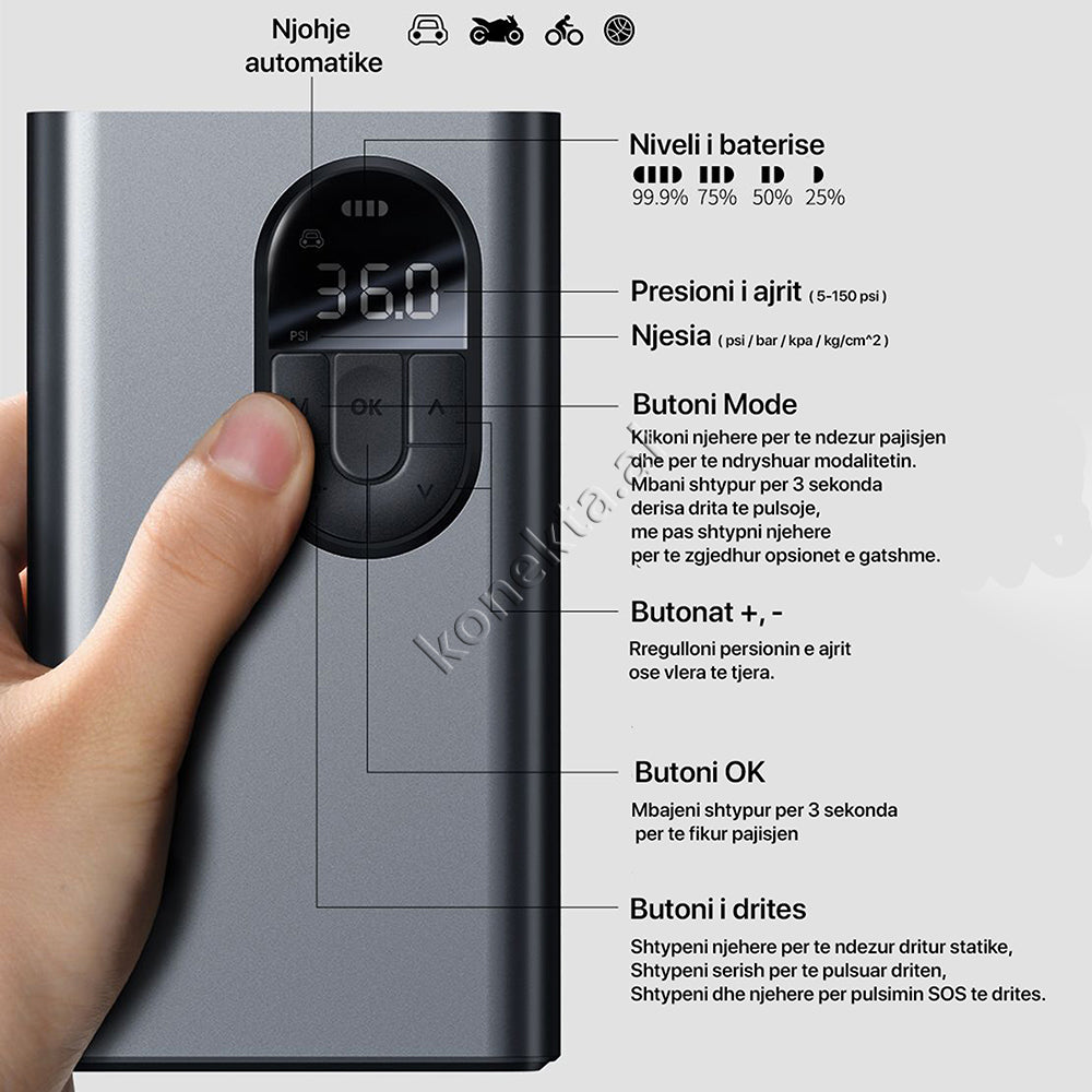 Pompe Fryrese Inteligjente Plotesisht Automatike Per Mjete Dhe Sende Te Ndryshme