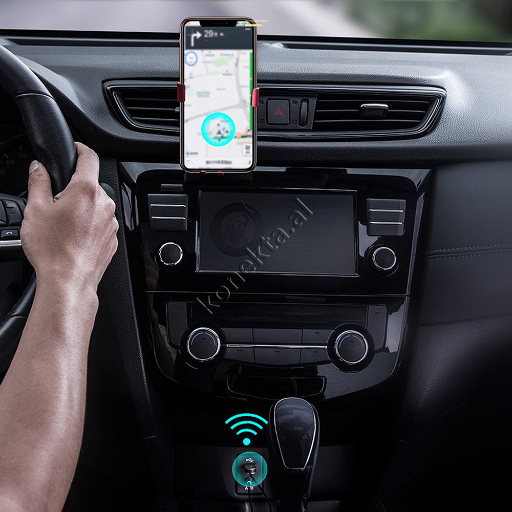 Adaptor Audio 3.5mm Me Bluetooth Dhe Mikrofon Të Integruar Baseus