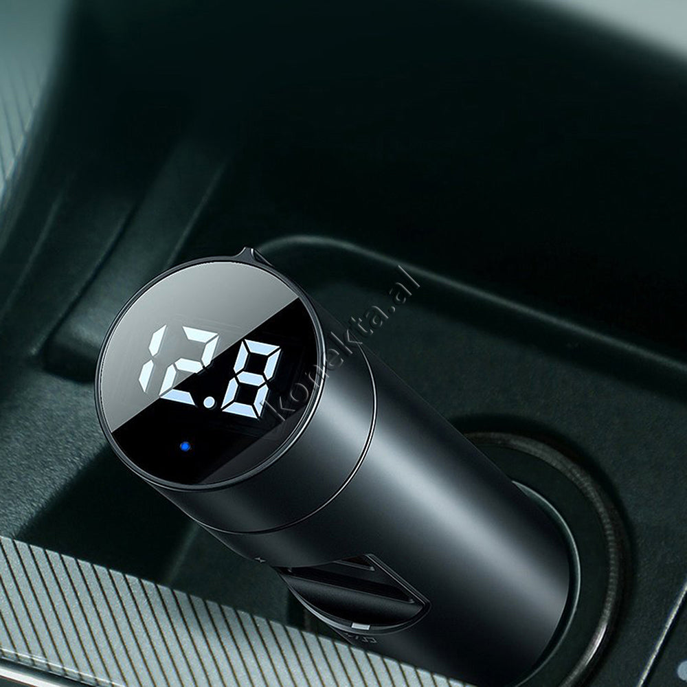 Karikues I Shpejte 18w Makine Me Dizenjim Te Vecante Dhe Mp3 Me Bluetooth Baseus