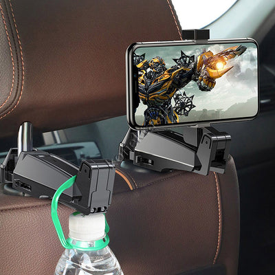 Mbajtese Celulari Per Makine + Varese Gjerash Te Ndryshme Baseus Backseat Vehicle Phone Holder Hook