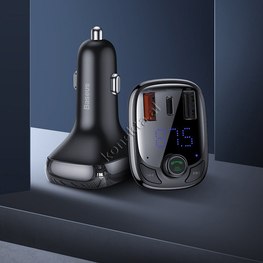 Karikues I Shpejte 36w Makine Me Mp3 Me Bluetooth Dhe Panel Digjital Baseus