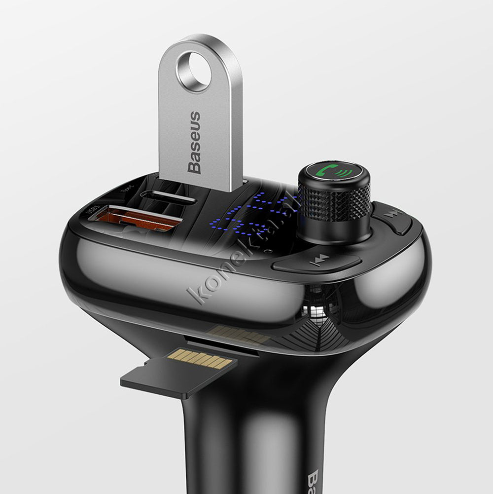 Karikues I Shpejte 36w Makine Me Mp3 Me Bluetooth Dhe Panel Digjital Baseus