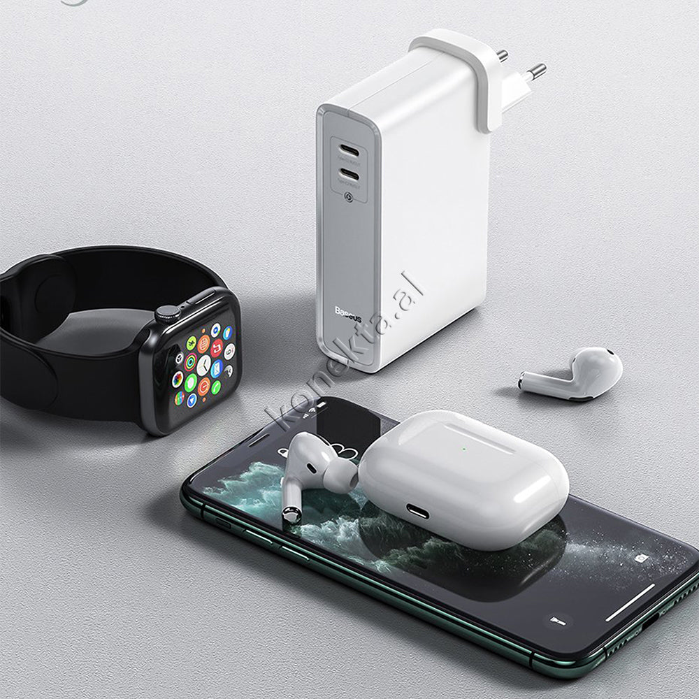 Adaptor Karikimi 2 Ne 1 Baseus 45w + Bateri E Jashtme 10000mah