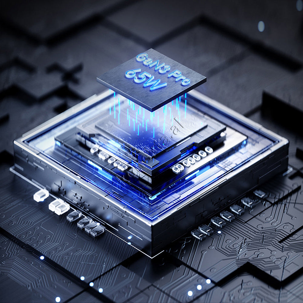 Adaptor Karikimi 65W Baseus Me 2 Porta Type-C Dhe 1 Porte USB