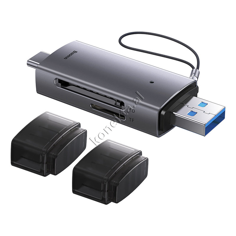 Adaptor Karte SD Dhe MicroSD Me Porte Type-C Dhe USB Baseus