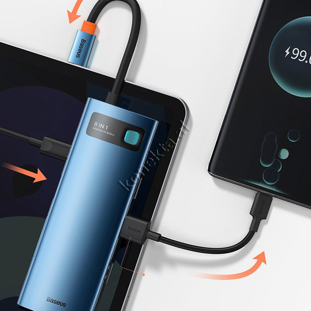 Adaptor HUB Me Shumë Porta 8 në 1