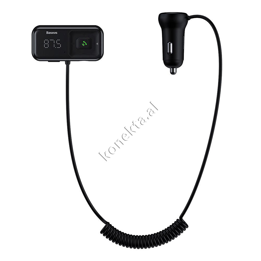 Adaptor Karikimi Dhe Mp3 Me Bluetooth Ne Forme T-je Baseus